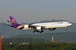 Thai Airways, HS-TNC, Airbus A340-642, msn: 689,  Chon Buri , 10.Juni 2006, ZRH Zürich, Switzerland.