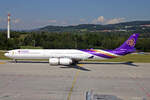 Thai Airways, HS-TND, Airbus A340-642, msn: 710,  Phetchaburi , 26.August 2007, ZRH Zürich, Switzerland.