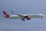 Virgin Atlantic Airways, G-VRNB, Airbus A350-1041, msn: 415,  Purple Rain , 03.Juli 2023, LHR London Heathrow, United Kingdom.