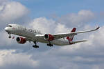 Virgin Atlantic Airways, G-VRNB, Airbus A350-1041, msn: 415,  Purple Rain , 06.Juli 2023, LHR London Heathrow, United Kingdom.