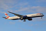 British Airways, G-XWBF, Airbus A350-1041, msn: 402, 06.Juli 2023, LHR London Heathrow, United Kingdom.