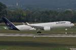 Lufthansa, D-AIXK, Airbus, A 350-941,  Karlsruhe  ~ neue LH-Lkrg., MUC-EDDM, München, 05.09.2018, Germany