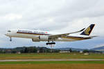Singapore Airlines, 9V-SMJ, Airbus A350-941, msn: 081, 28.Juni 2020, ZRH Zürich, Switzerland.