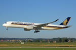 Singapore Airlines, 9V-SMN, Airbus A350-941, msn: 107, 21.August 2020, ZRH Zürich, Switzerland.