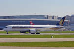 Singapore Airlines, 9V-SMU, Airbus A350-941, msn: 186, 23.April 2021, ZRH Zürich, Switzerland.