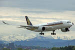 Singapopre Airlines, 9V-SMP, Airbus A350-941, msn: 122, 24.Mai 2021, ZRH Zürich, Switzerland.