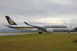 Singapore Airlines, 9V-SMU, Airbus A350-941, msn: 186, 28.November 2021, ZRH Zürich, Switzerland.