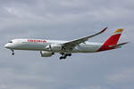 Iberia, EC-NDR, Airbus A350-941, msn: 312,  Juan Sebastián Elcano , 05.Juli 2023, LHR London Heathrow, United Kingdom.