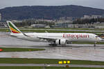 Ethiopian Airlines, ET-AZI, Airbus A350-941, msn: 582,  Adey Abeba / አደይ አበባ , 01.April 2024, ZRH Zürich, Switzerland.