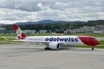 Edelweiss, A350-900, HB-IHF,  Piz Bernina , 6.10.25, Zürich.