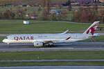 Qatar Airways, A7-ALF, Airbus A350-941, msn: 011, 29.November 2025, ZRH Zürich, Switzerland.