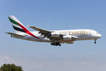 Emirates, A6-EDJ, Airbus, A380-861, 30.04.2017, FCO, Roma, Italy       
