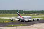 Emirates (EK-UAE), A6-EEY, Airbus, A 380-861, 17.05.2017, DUS-EDDL, Düsseldorf, Germany