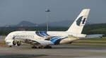 9M-MNB, Airbus A 380-841, Malaysia Airlines, Kuala Lumpur International Airport (KUL), 7.10.2017