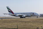 Emirates, A6-EUA, Airbus, A380-861, 24.03.2018, FRA, Frankfurt, Germany       