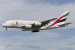 Emirates, A6-EUA, Airbus, A380-861, 28.04.2018, FRA, Frankfurt, Germany         