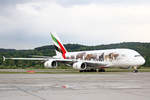 Emirates Airlines, A6-EOM, Airbus A380-861, msn: 187, 21.Mai 2018, ZRH Zürich, Switzerland.