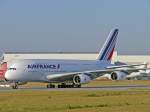 Erster A380 fr  Air Frace  bei Airbus in Hamburg am 20.10.2009