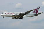 Qatar Airways, Airbus A380-861 A7-APA, cn(MSN): 137,
Frankfurt Rhein-Main International, 24.05.2019.