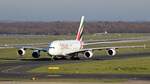 Emirates A380 A6-EDJ @ Dusseldorf Airport / DUS.