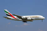Emirates Airlines, A6-EUU, Airbus A380-842, msn: 238, 21.Juli 2021, ZRH Zürich, Switzerland.