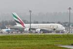 Emirates, A380-800, A6-EEX,  Year of the 50th , 8.12.21, Zürich. 
