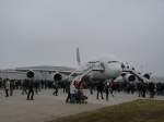 A380 beim hervorragend organisierten Besucheranlass in Zrich-Kloten am 20.1.2010.
Danke Flughafen Zrich!!!