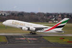 Emirates | A6-EUD | Airbus A38-861 | Düsseldorf DUS/EDDL | 17/02/2023