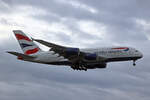 British Airways, G-XLEC, Airbus A380-841, msn: 124, 04.Juli 2023, LHR London Heathrow, United Kingdom.