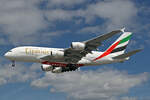 Emirates Airlines, A6-EVG, Airbus A380-842, msn: 256, 06.Juli 2023, LHR London Heathrow, United Kingdom.