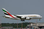 Emirates Airlines, A6-EOW, Airbus A380-861, msn: 207,  12.Juli 2023, MXP Milano Malpensa, Italy.