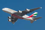 Airbus A380-800, Emirates (A6-EEN), Dubai, 09.02.2024