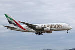 Emirates Airlines, A6-EOH, Airbus A380-861, msn: 174, 28.Dezember 2023, ZRH Zürich, Switzerland.