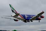 Emirates, A380, A6-EOD,  NBA  Livery, 14.2.26, Zürich.