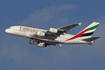 Emirates, A6-EUO, Airbus A380-861, msn: 227, 31.Januar 2026, DXB Dubai, VAE.