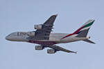 Emirates, A6-EUG, Airbus A380-861, msn: 219, 07.Februar 2026, DXB Dubai, VAE