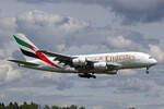 Emirates Airlines, A6-EUR, Airbus A380-842, msn: 232, 06.Juli 2023, 17.Mai 2026, ZRH Z�rich, Switzerland.