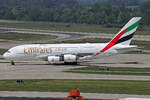 Emirates Airlines, A6-EOU, Airbus A380-861, msn: 205, 25.Mai 2026, ZRH Z�rich, Switzerland.
