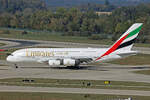 Emirates Airlines, A6-EON, Airbus A380-861, msn: 181, 26.September 2026, ZRH Z�rich, Switzerland.