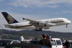 Singapore Airlines, 9V-SKE, Airbus, A380-841, 03.10.2010, ZRH, Zrich, Switzerland         