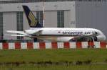 Singapore Airlines, F-WWSM (later Reg.: 9V-SKM), Airbus, A380-841, 28.07.2011, XFW, Hamburg-Finkenwerder, Germany           
