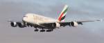 Airbus  A 380-861 A6-EDQ Emirates Flughafen Mnchen 26.12.2011