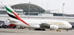 Emirates Airbus  A 380-861 A6-EDR Flughafen Mnchen ( MUC ) 18.02.2012
