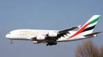 Airbus A 380-861 A6-EDU Emirates Am Flughafen mnchen 10.03.2012
