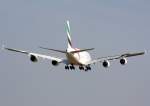 Emirates Airbus A 380-861 A6-EDU Flughafen Mnchen 23.03.2012