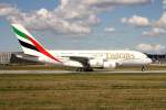 Emirates,F-WWSE,Reg.A6-EOA,(c/n0159),Airbus A380-861,27.08.2014,XFW-EDHI,Hamburg-Finkenwerder,Germany(RTO-Test)