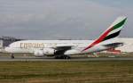 Emirates, F-WWSO, Reg.A6-EOB, (c/n 0164), Airbus A 380-861, 09.10.2014, XFW-EDHI, Hamburg-Finkenwerder, Germany 