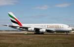 Emirates, A6-EDH, (c/n 025),Airbus A 380-861, 02.06.2015, FRA-EDDF, Frankfurt, Germany (Sticker :Expo 2020 Dubai UAE) 