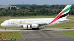 Emirates A380 A6-EEX @ Dusseldorf Airport.