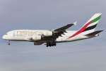 Emirates, A6-EDX, Airbus, A380-861, 08.11.2015, FRA, Frankfurt, Germany         